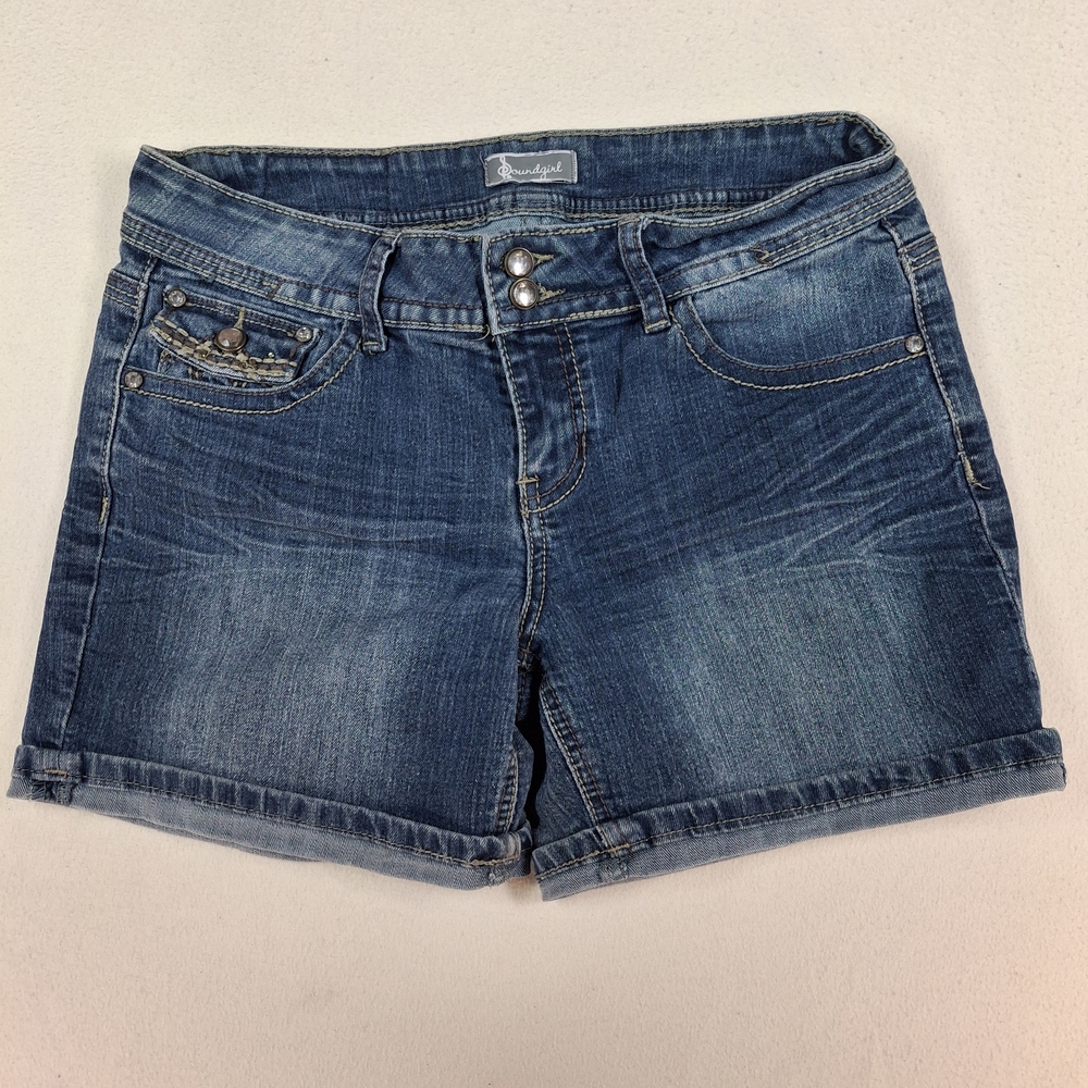 Soundgirl Blue Jean Shorts